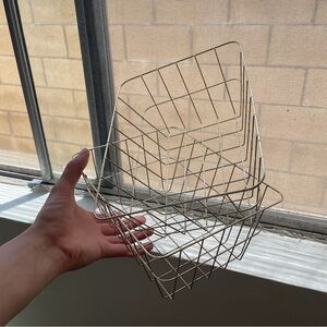 Elegant Wire Storage Baskets